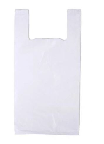 Майка пакет белый/черный 30х50*40 (50)